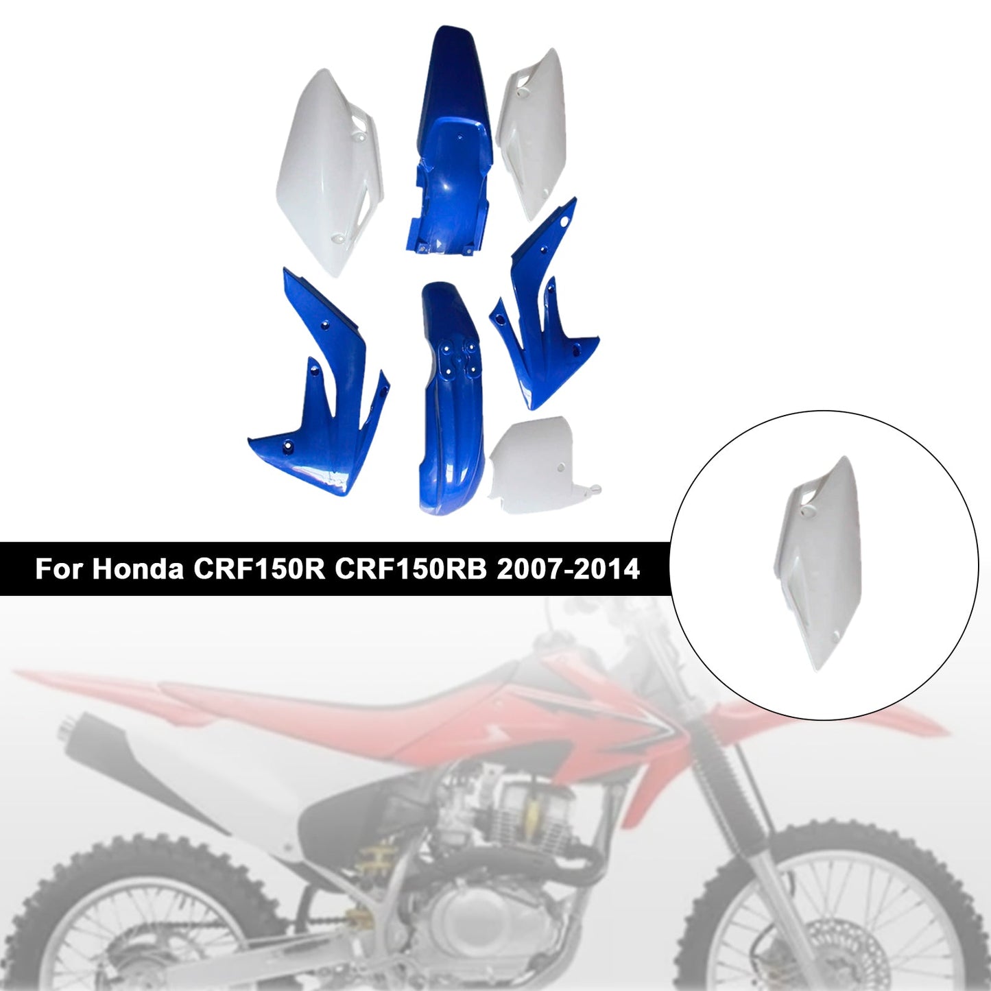 Kit di plastica per carrozzeria Honda CRF150R/RB 2007-2014, carenatura parafango