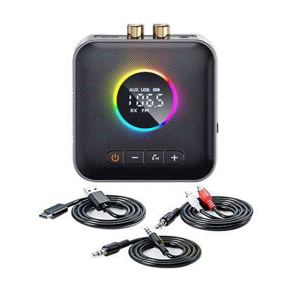 5.4 Adattatore audio ricevitore Bluetooth Trasmettitore FM Disco U senza perdita da uno a due