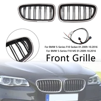 11.2009-02.2017 BMW Serie 5 F11 Touring Rene Paraurti Griglia Griglia Nero Lucido 51137203649 51137203203