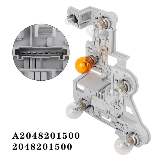 Supporto lampadina fanale posteriore sinistro Mercedes W204 Classe C 2007-2010 con lampadine