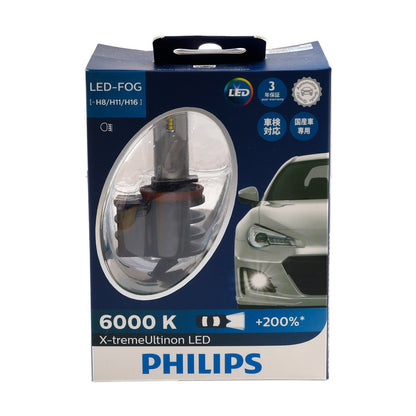 Luce auto LED-FEBBIA X-tremeUltinon LED H8/H11/H16 12834UNIX2 12V10W per PHILIPS