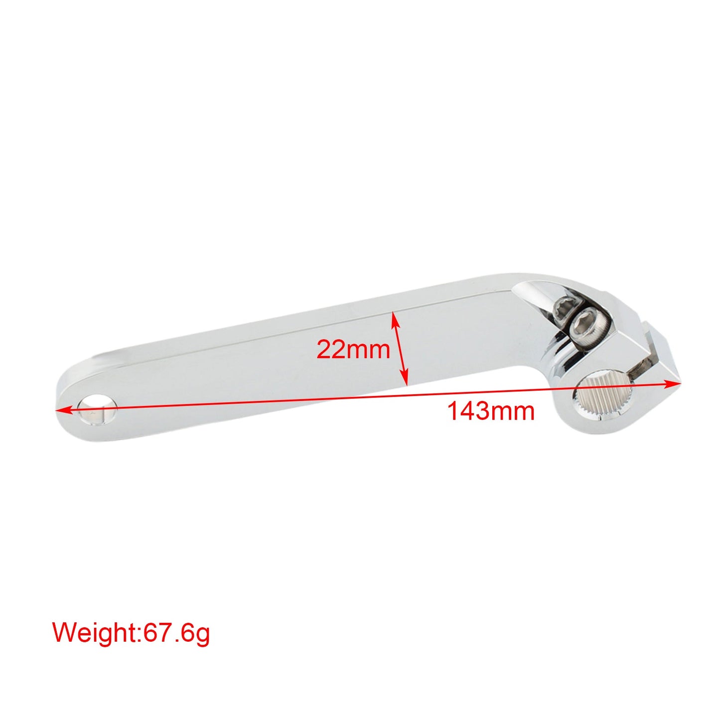 1602-0868 Leva di collegamento del braccio dell'asta del cambio interno per Road King FLH FLT FLRT 84-19