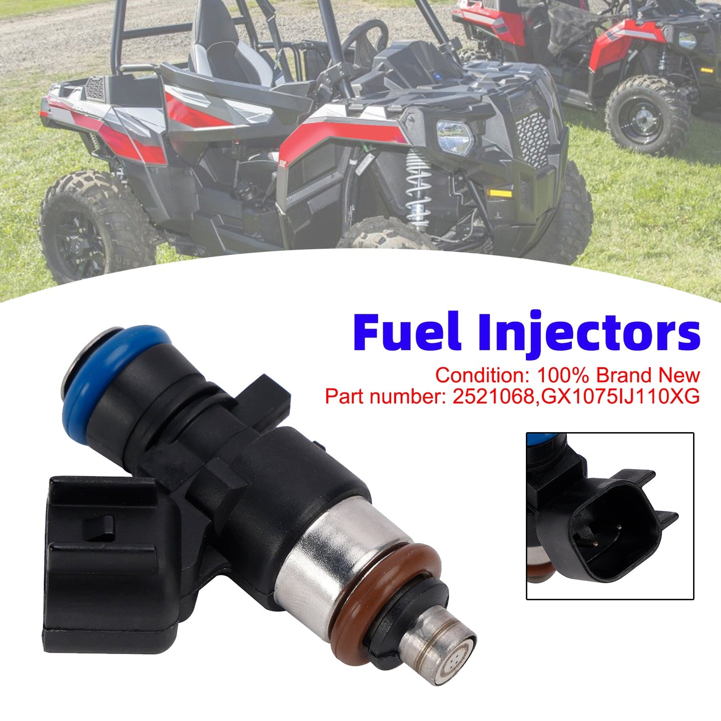 2521068 Iniettori di carburante GX1075IJ110XG per Polaris Ranger 570 EFI 14-21