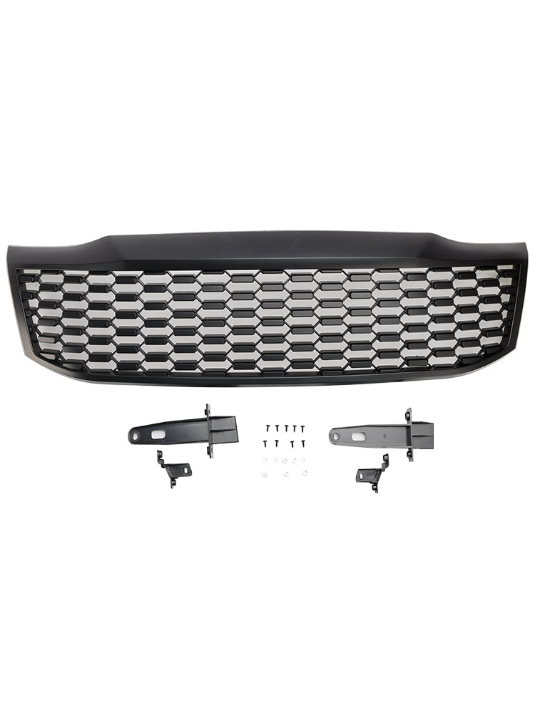 Griglia paraurti anteriore nera opaca Toyota Hilux Vigo MK7 2012-2014