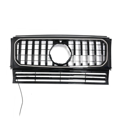 Griglia paraurti anteriore nera per Mercedes Benz Classe G W463, compatibile dal 1990 al 2018.