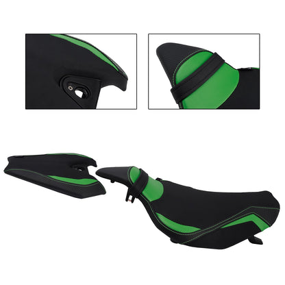 2014-2025 2024 Per Kawasaki Z1000 Parte anteriore inferiore con sedile posteriore conducente passeggero Verde1
