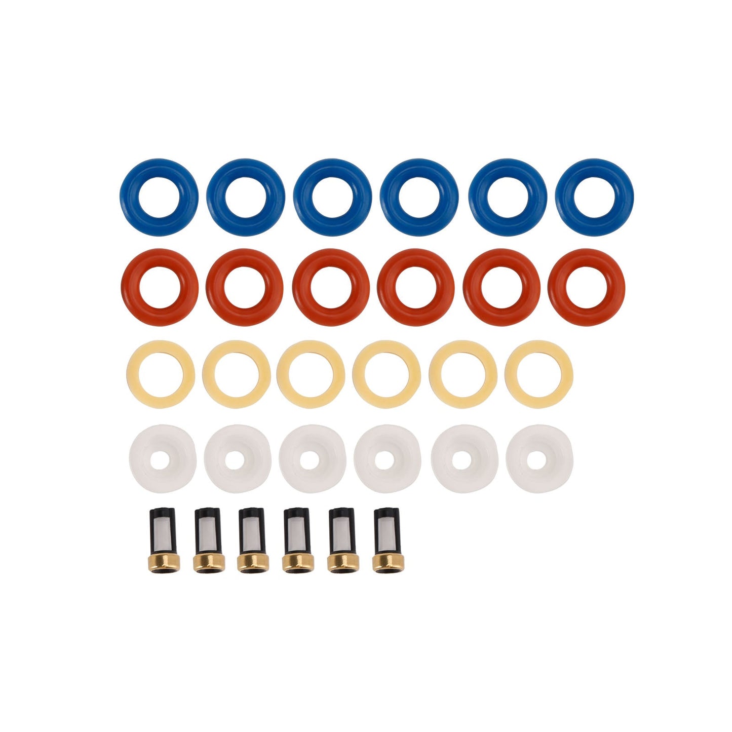 Guarnizione O-ring per iniettore di carburante 0280150947 compatibile con Ford Aerostar 86-87 e Mustang 1987-1993