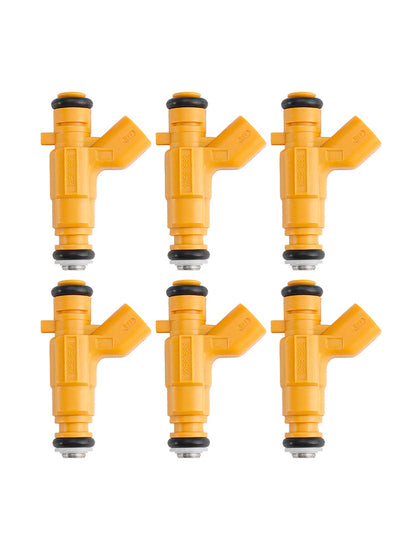 6 pezzi iniettore carburante 0280156129 adatto per Vauxhall Vectra adatto per Saab 9-3 2.8L 12581682