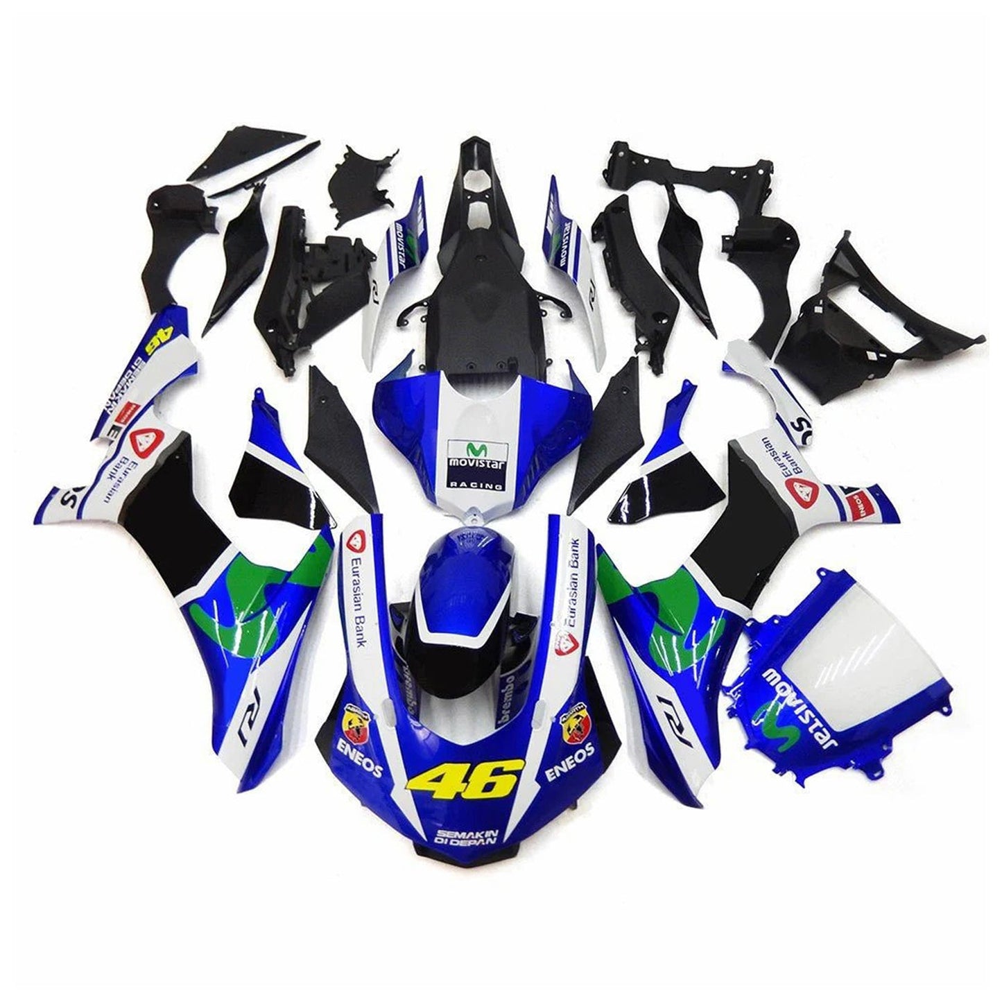 Kit carenatura iniezione Yamaha YZF-R1 2020-2024 Carrozzeria in plastica ABS