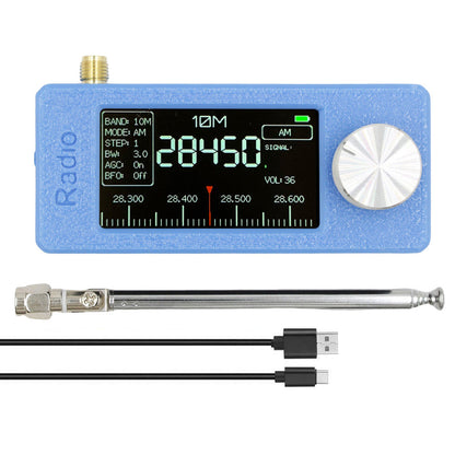 Ricevitore radio portatile SI4732 0,5-108 MHz LSB AM FM Mini tascabile per tutte le bande