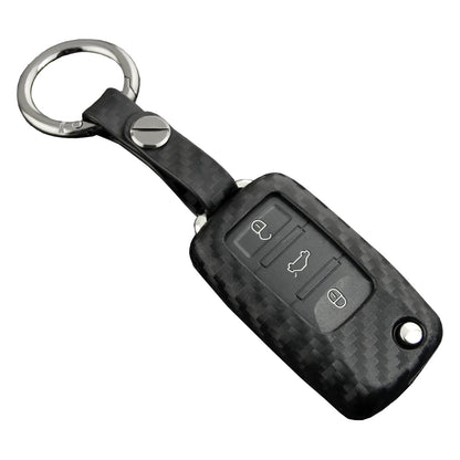 Custodia in similpelle e silicone per chiave auto con fibbia per Volkswagen Golf MK6