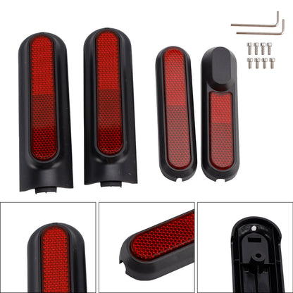 Set di 4 coperture laterali per scooter con catarifrangente posteriore per Xiaomi 4 Pro (1a generazione)