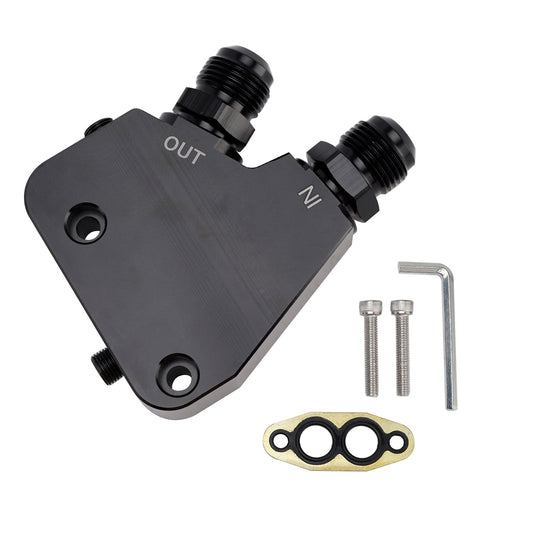 Kit adattatore per radiatore dell'olio motore Corvette GM LS LS1 LS2 LS3 LS6 (confezione da 5) 2005-2019