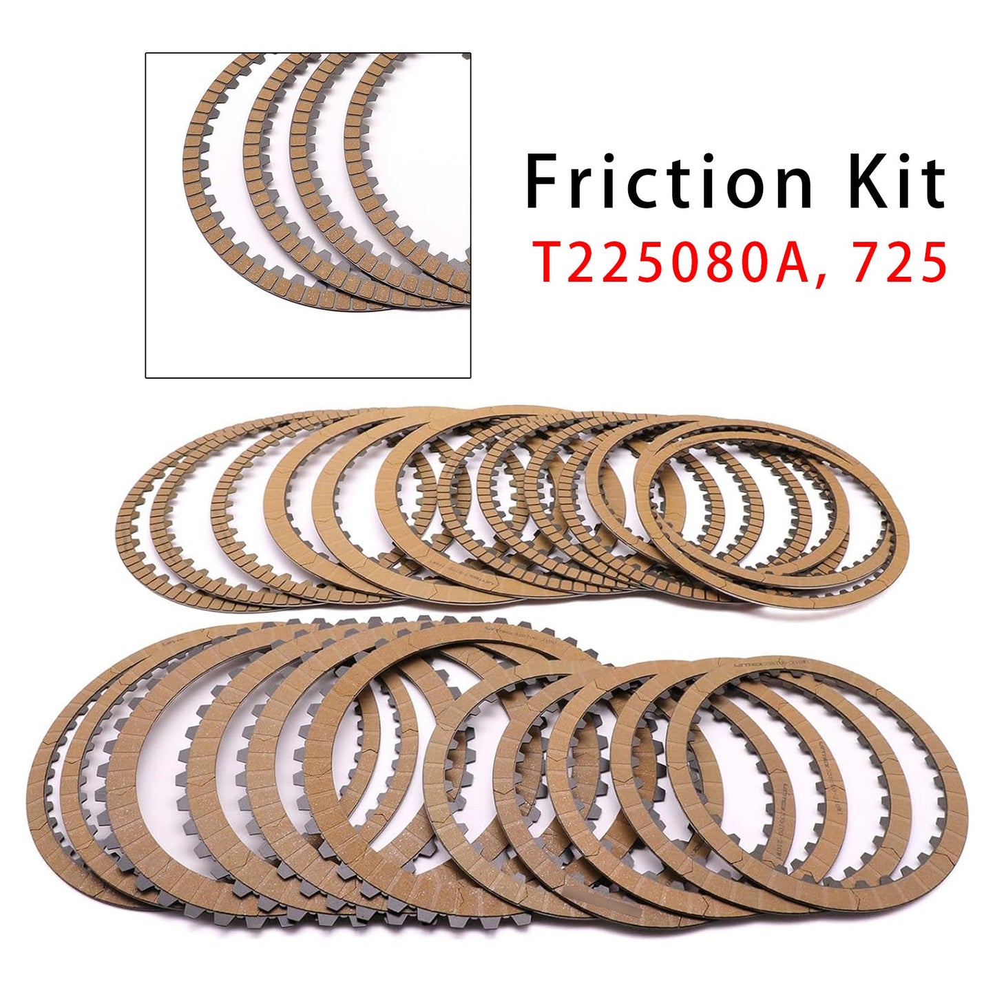 Kit di attrito per dischi frizione per trasmissione Mercedes Benz Classe S W223 2021-presente 24 pezzi 725 T225080A
