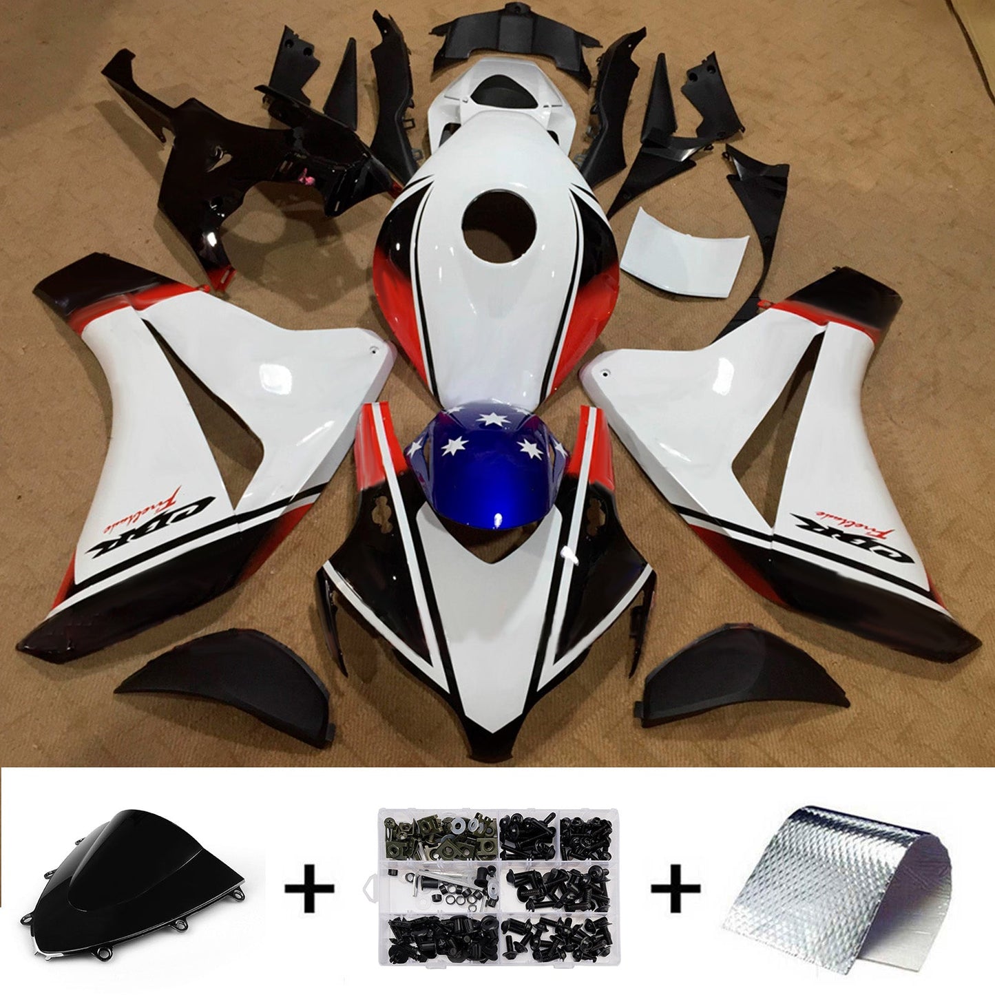 Kit di carene in plastica ABS stampate a iniezione per Honda CBR1000RR 2008-2011