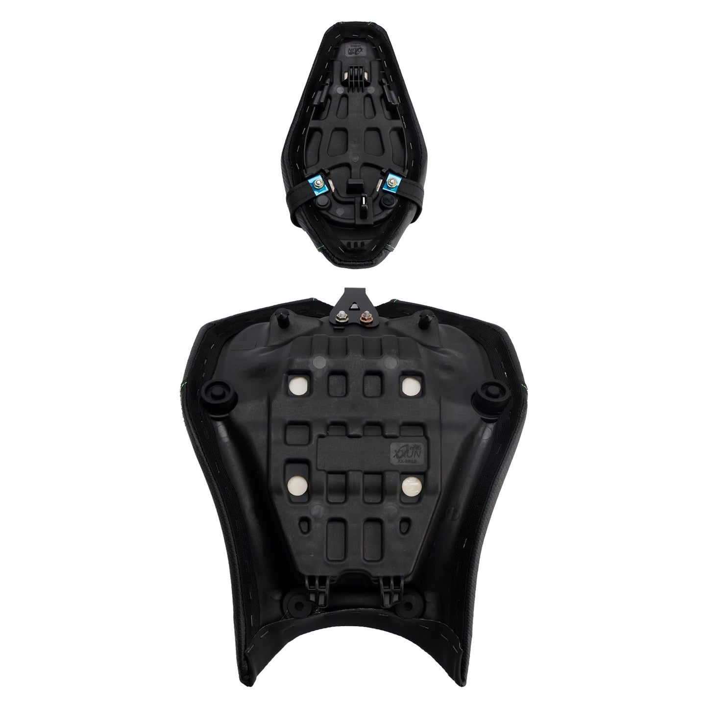 2025 - Cuscino posteriore per sedile conducente e passeggero per Kawasaki Ninja Z900 Zr900-F, colore verde.