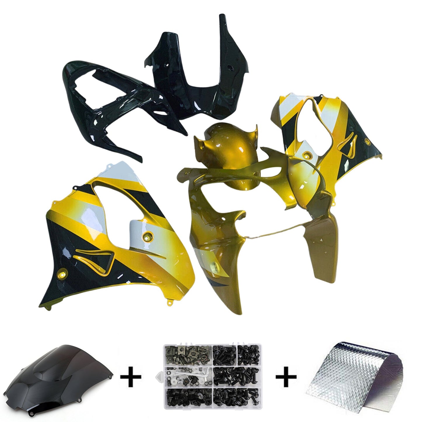 Kit carenatura iniezione Kawasaki ZX9R 2002-2003 Carrozzeria plastica ABS