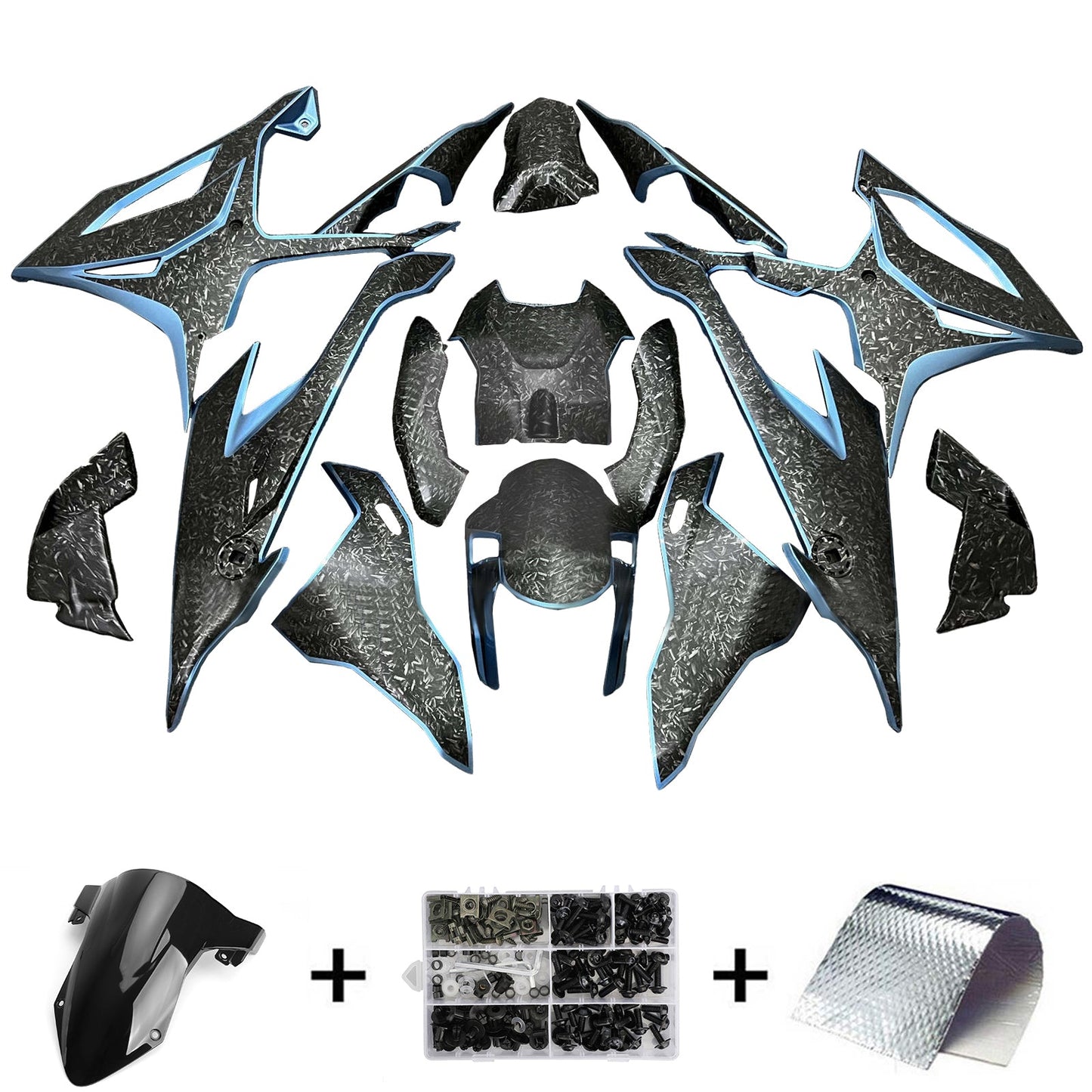 Kit carenatura iniezione BMW M1000RR S1000RR 2019-2022 Carrozzeria in plastica ABS