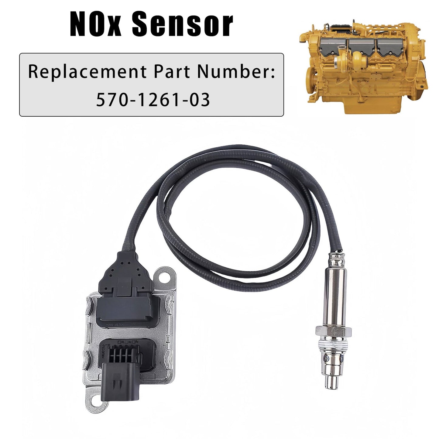 Sensore di azoto/ossigeno 570-1261-03 Sensore NOx per motore diesel CAT