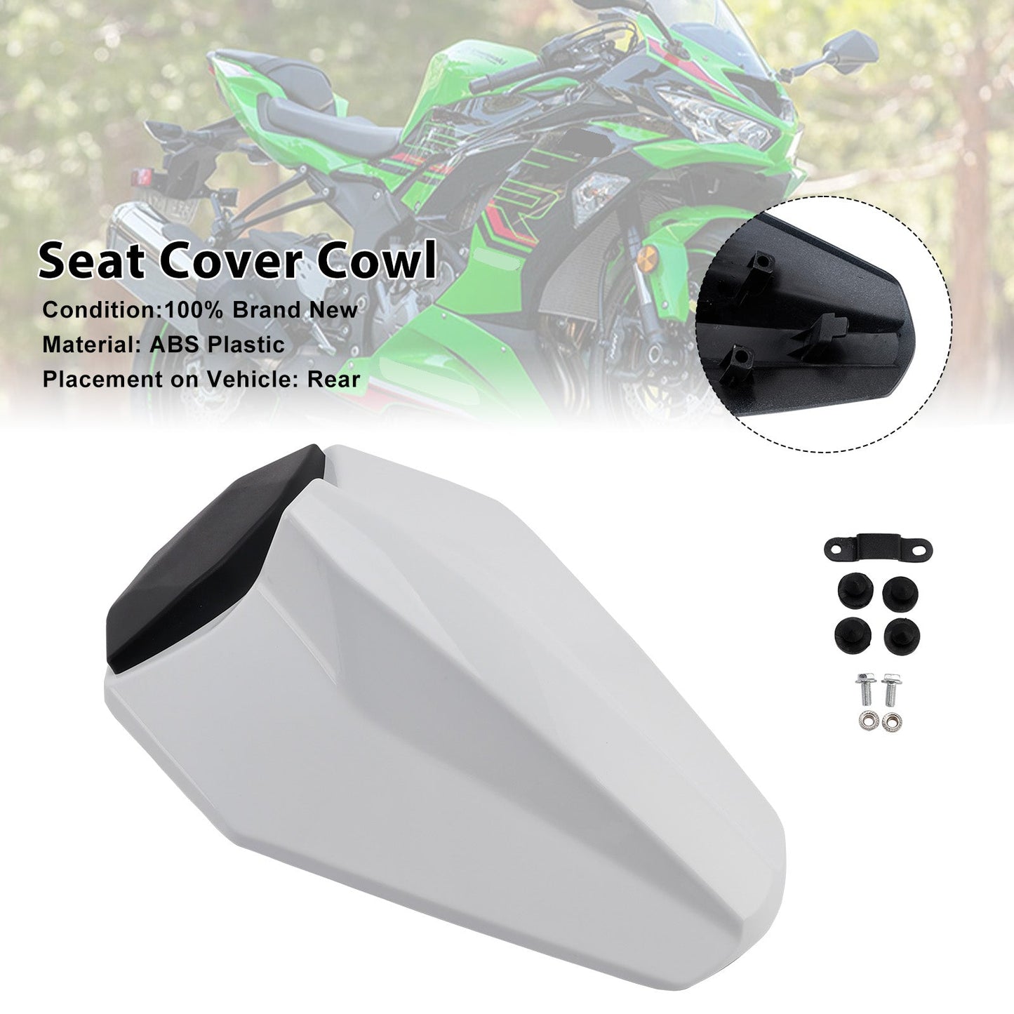 Carenatura posteriore Racing Tail per Kawasaki ZX25R ZX4R ZX4RR 2020-2025