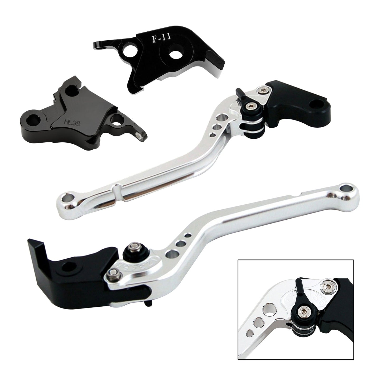 Leva frizione freno lunga adatta per CFMOTO 700CL-X Sport 2021-2024