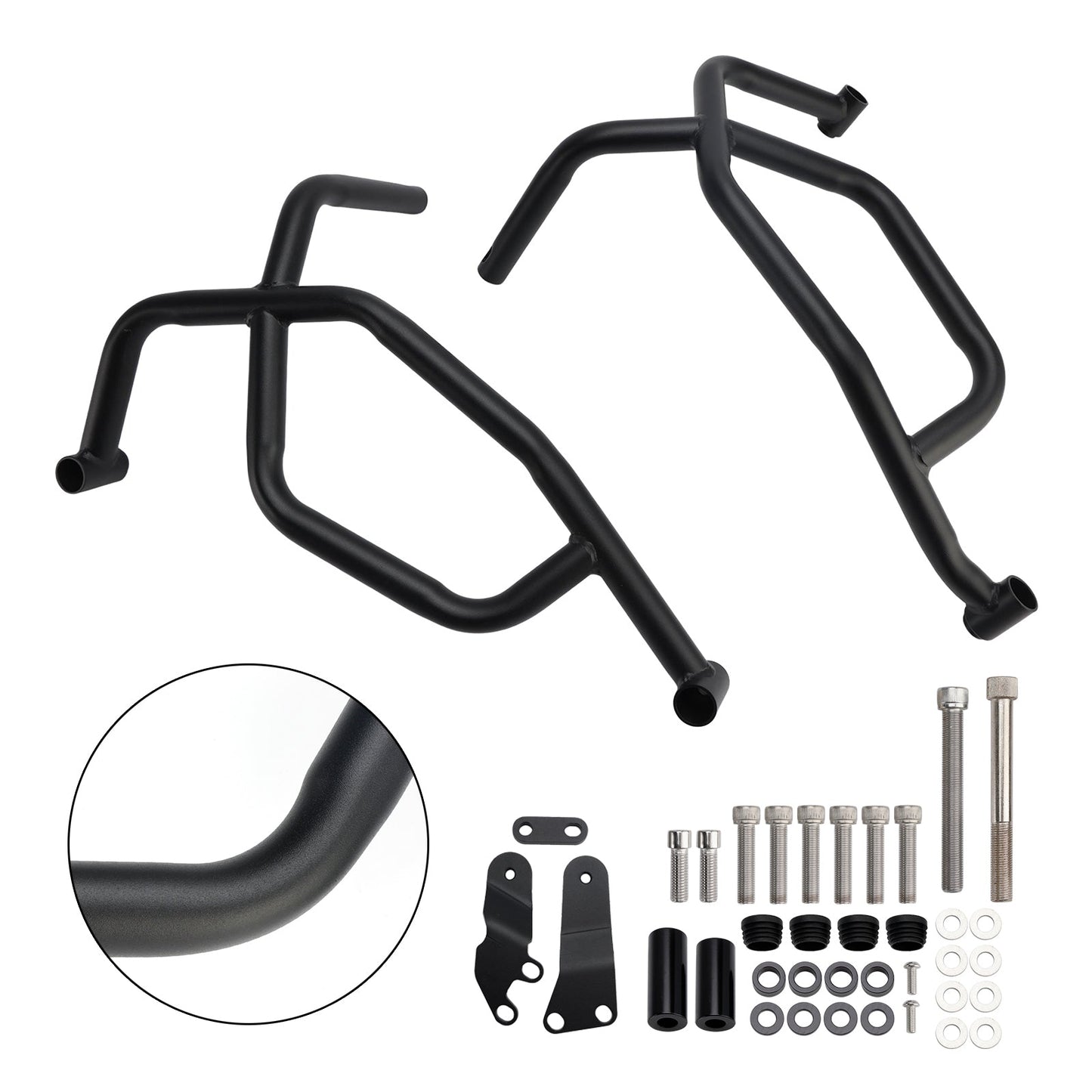 Barra di protezione inferiore per motore Yamaha Tracer 7 2021-2025, telaio in acciaio, colore nero