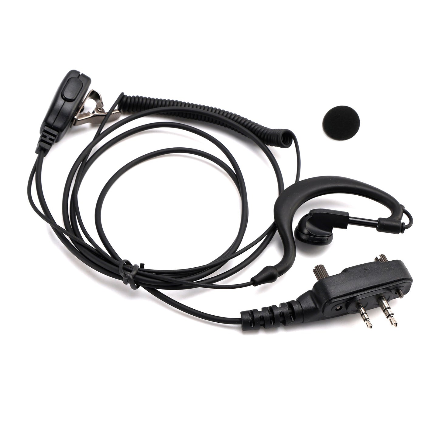 Cuffie con gancio auricolare curvo ICOM F1000-011 per ICOM A16 IC-F3230 F4230D F1100 F2100D