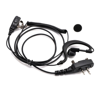 Cuffie con gancio auricolare curvo ICOM F1000-011 per ICOM A16 IC-F3230 F4230D F1100 F2100D