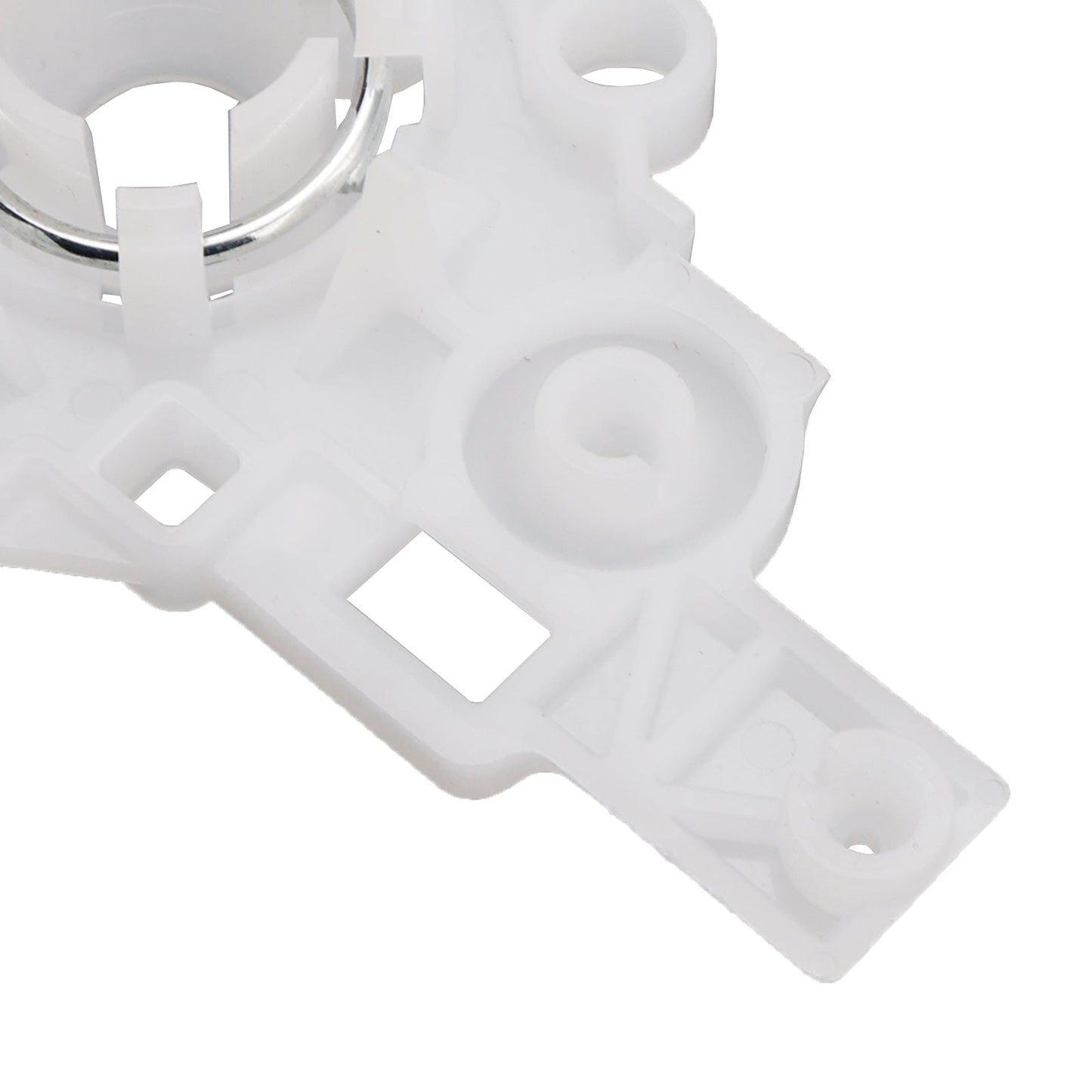 Supporto in plastica bianca con clip per la lente dello specchietto retrovisore laterale sinistro dell'auto Honda