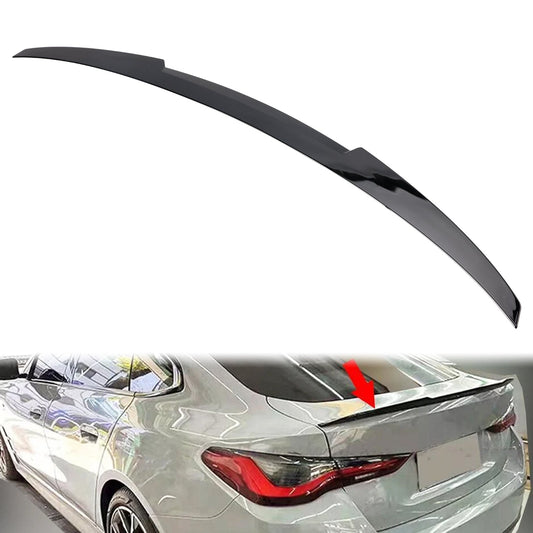 Spoiler posteriore nero lucido per BMW Serie 4 Gran Coupé 2021+ (G26 Pre-LCI)