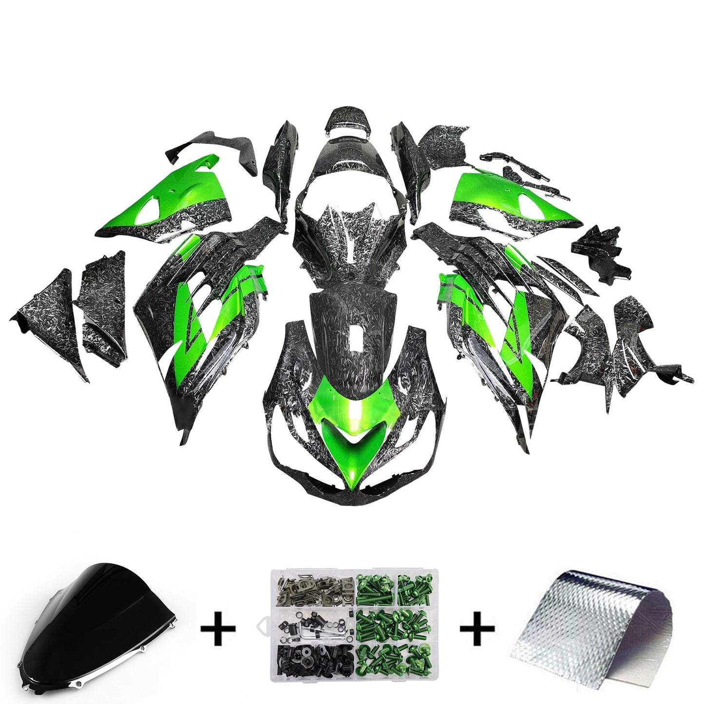 Kit carenatura iniezione adatto per Kawasaki ZX14R ZZR1400 2012-2025