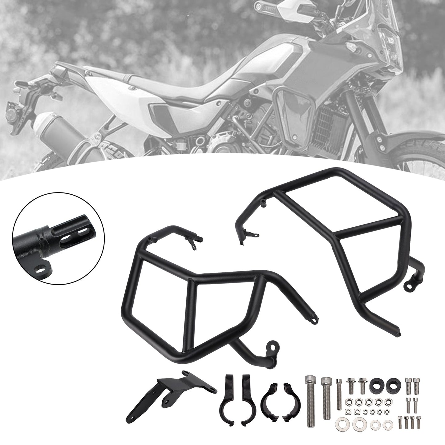 2025-2026 Per Yamaha Tenere 700 Protezione motore, barra paramotore, telaio, paraurti