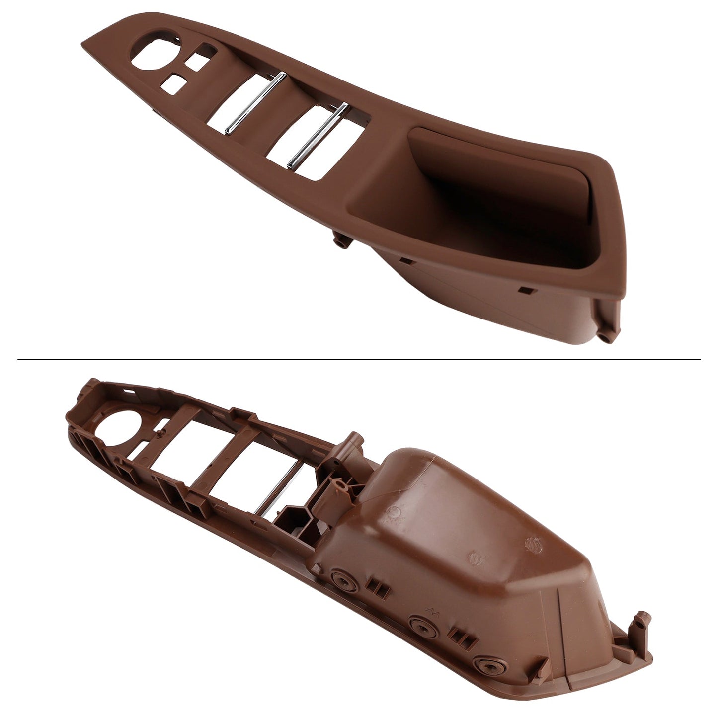7x Maniglia interna per pannello porta rosso-marrone per BMW Serie 5 F10 F11 10-16