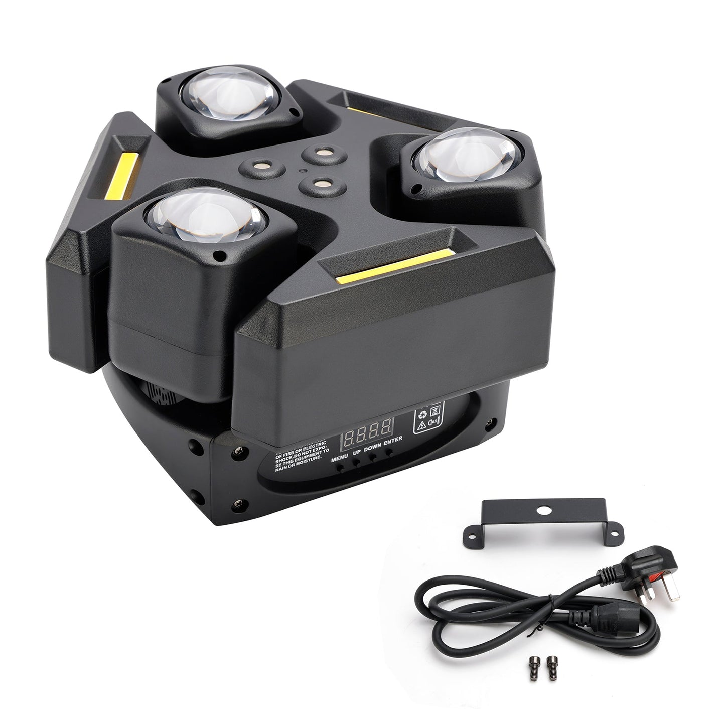 Luce laser rotante RGBW da 150 W per DJ, effetto palco, festa, discoteca, spettacolo, bar