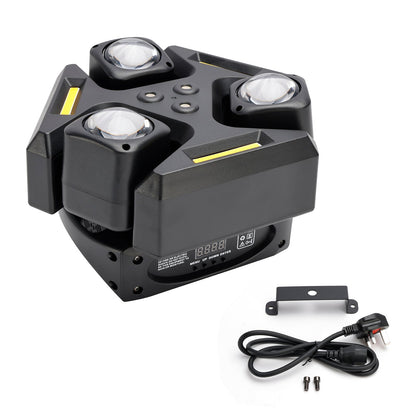 Luce laser rotante RGBW da 150 W per DJ, effetto palco, festa, discoteca, spettacolo, bar