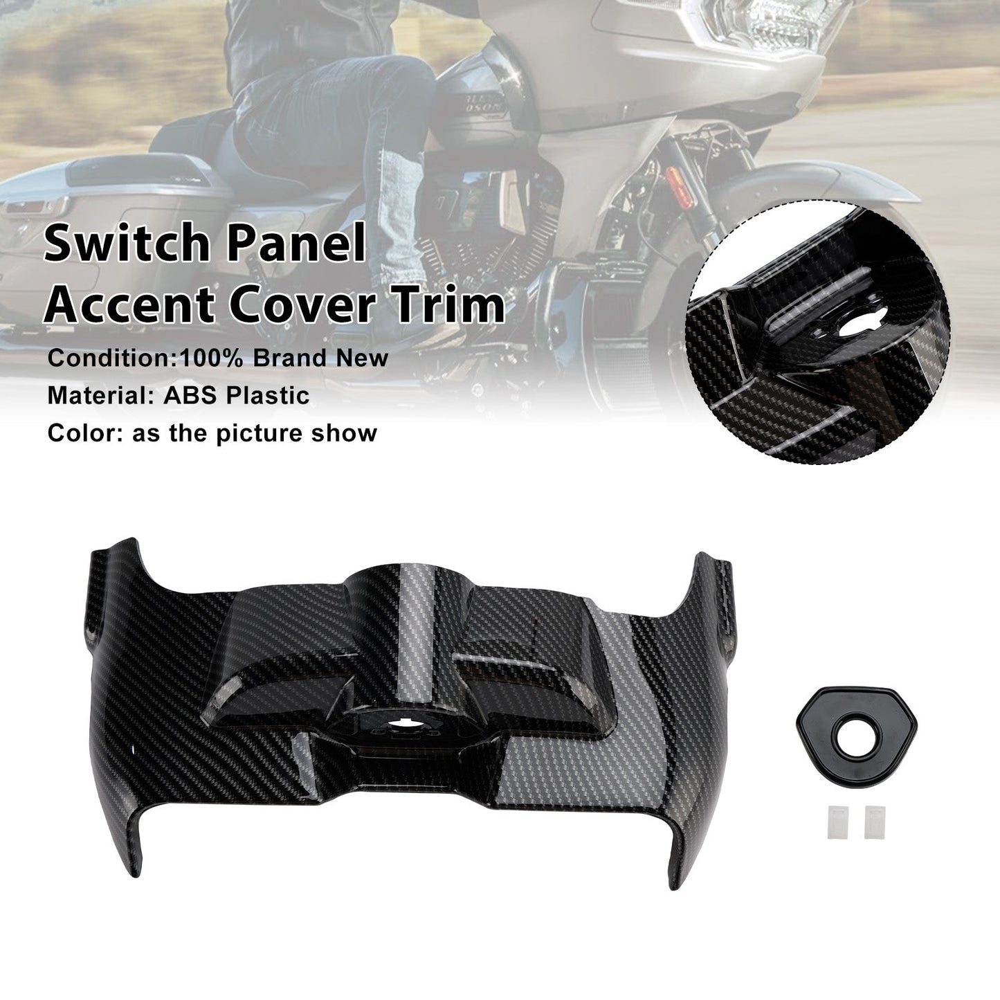 Rivestimento decorativo per pannello interruttori Touring Electra Street Glide 2023-2025