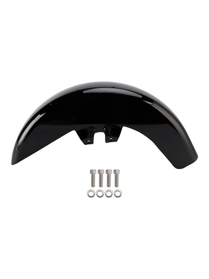 Parafango anteriore in ABS nero per Road Glide e Road King (1989-2013).