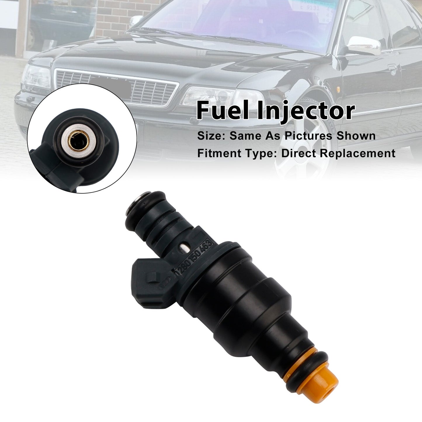 1 pz iniettore carburante per Audi A8 V8 S6 S4 Quattro 3.6L 3.7L 4.2L 0280150463