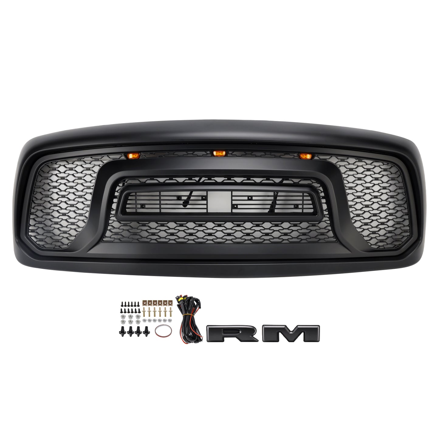 Griglia paraurti anteriore stile Rebel Dodge RAM 1500 2002-2005