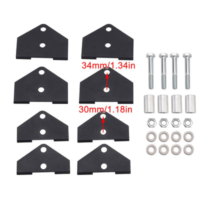 Kit di sollevamento sospensioni anteriori e posteriori da 2 pollici per Polaris RZR 800 EFI RZR 4 800 08-14