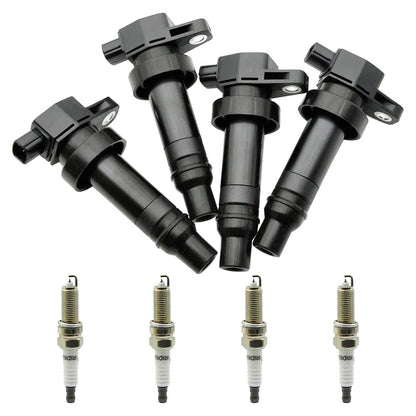 Bobina di accensione Kia Soul 1.6L L4 2010-2013 + candela UF636 4 pezzi