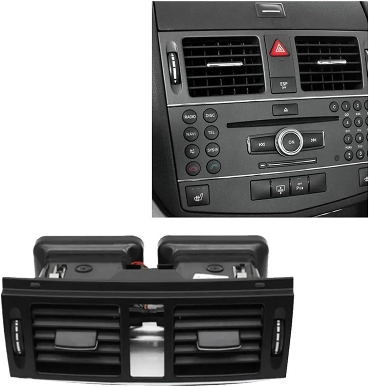 Mercedes Benz W204 versione base 2007-2010 gruppo presa d'aria cruscotto 2048304054