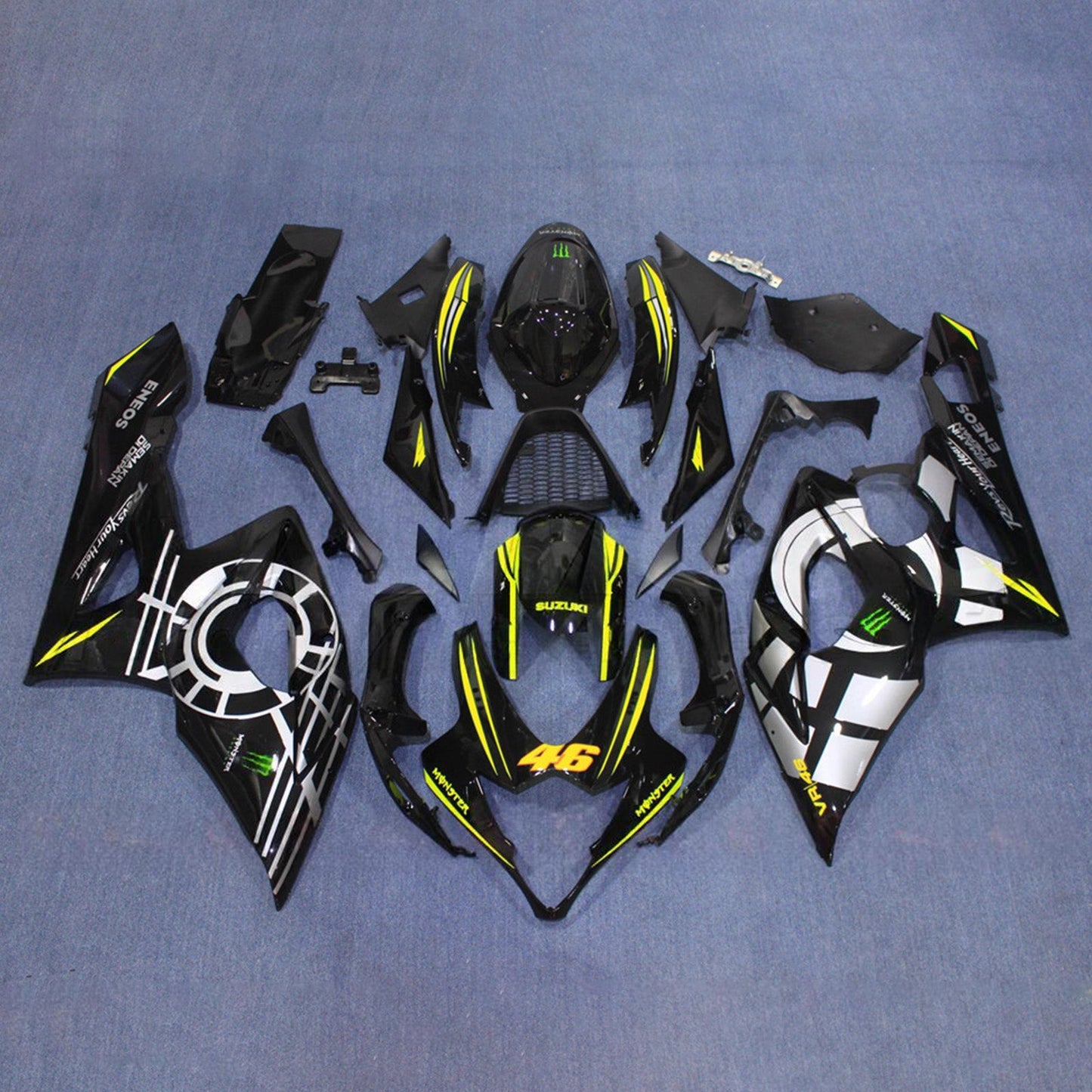 Kit carenatura iniezione plastica ABS per Suzuki GSXR1000 2005-2006 K5