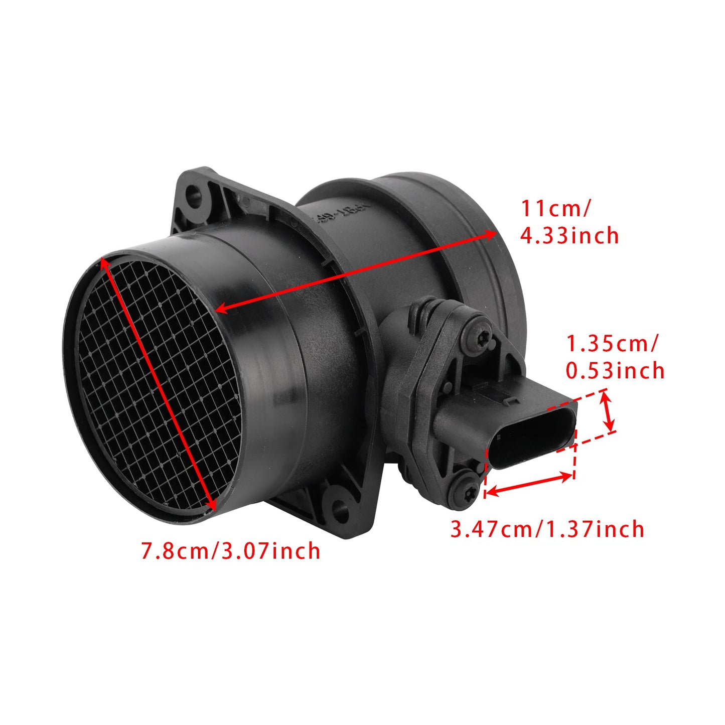Sensore del flusso d'aria di massa per Audi TT RS6 Avant Leon 0280218065