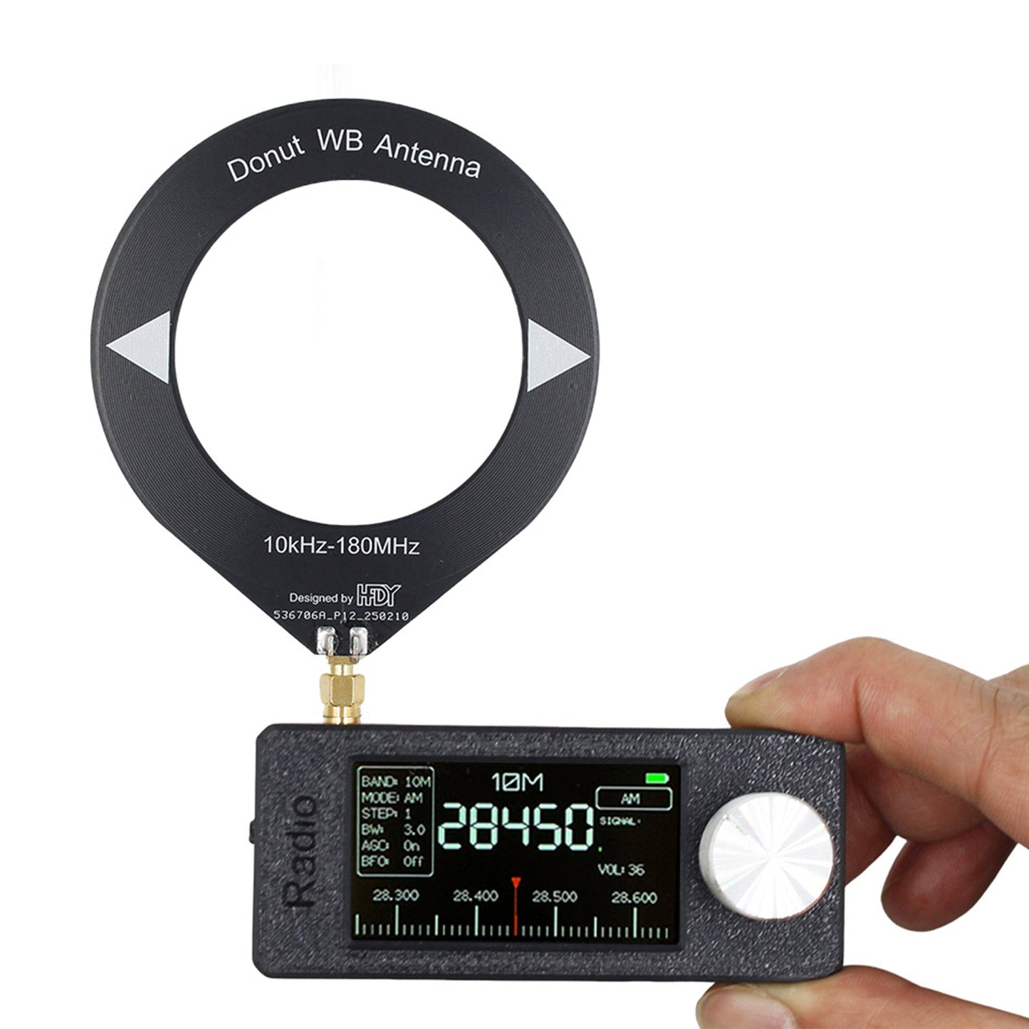 Ricevitore radio portatile SI4732 0,5-108 MHz LSB AM FM Mini tascabile per tutte le bande