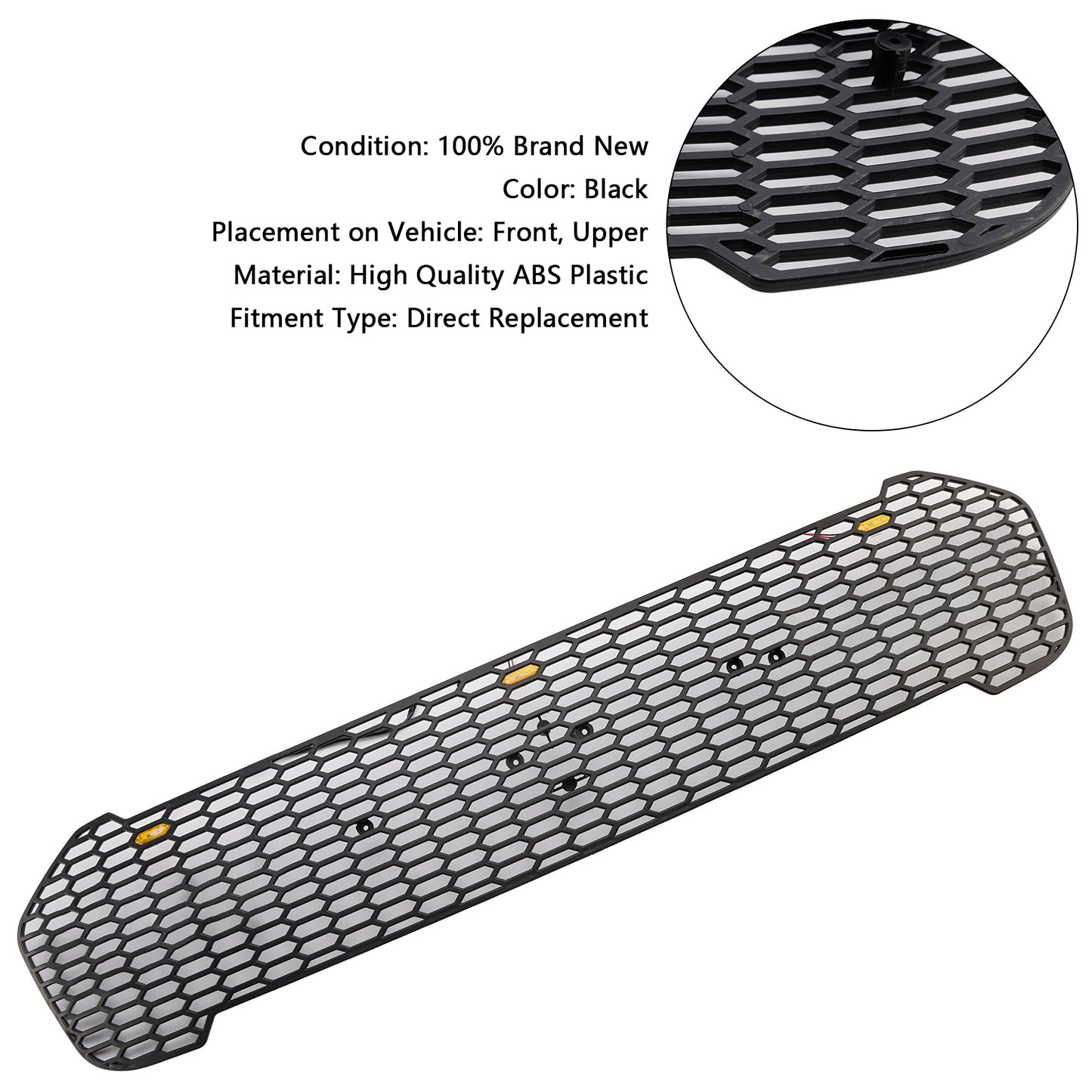 Griglia paraurti anteriore stile Raptor Ford Ranger T8 W/LED 2019 2020 2021 2022 2023