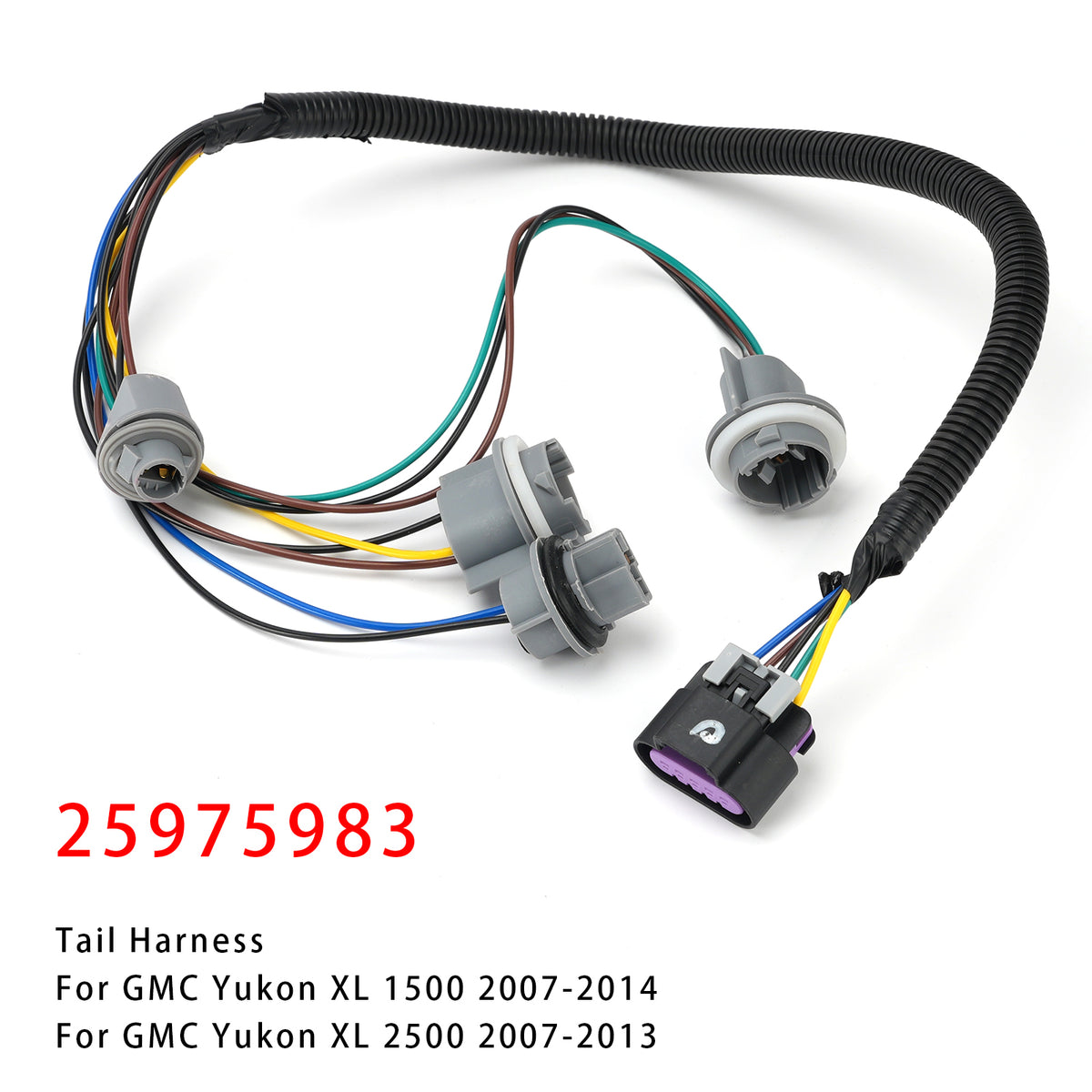 Cablaggio fanale posteriore 25975983 per GMC Yukon XL 1500 2500 2007-2014