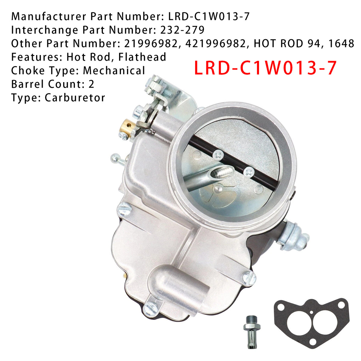 Motori 94 Ford V8 FlatHead Carburator da 232""-279"" del 1939-1959