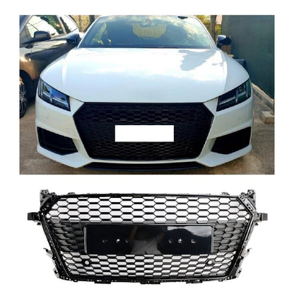 2014 2015 2016 2017 2018 2019 2020 2021 2022 2023 Audi TT 8S Griglia anteriore a nido d'ape nera lucida