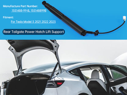 Supporto per sollevatore elettrico per portellone posteriore Tesla Model 3 2021-2023 Struthz lato sinistro